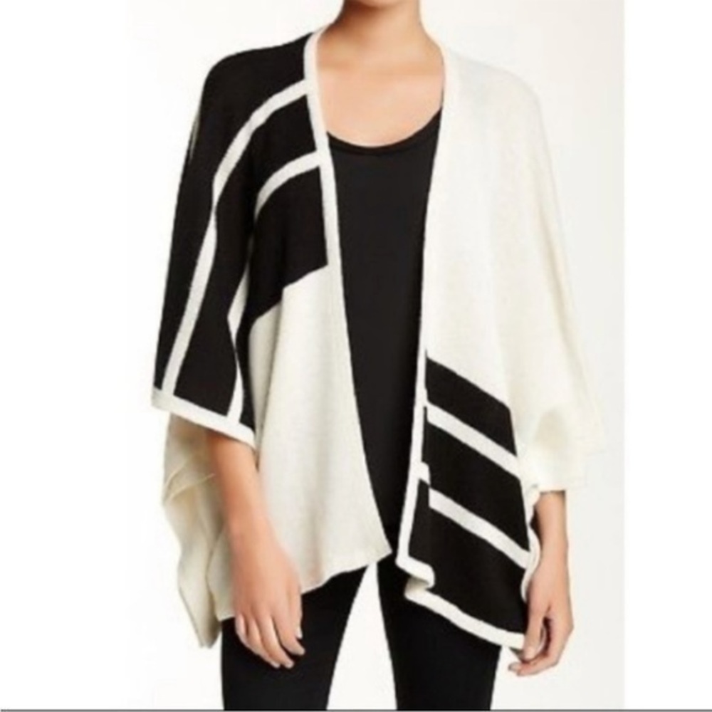 Brochu Walker Black and White Cardigan